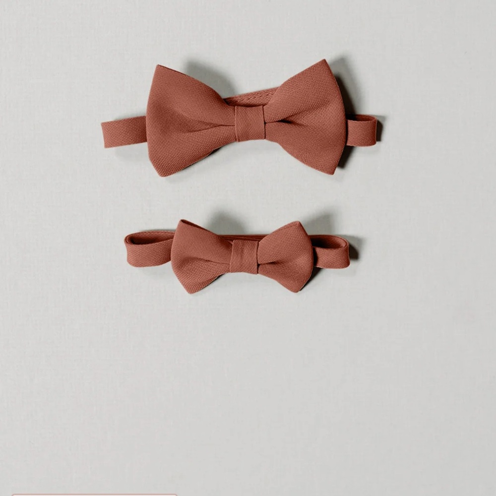 Revelry Kids Bow Tie - Cinnamon Rose